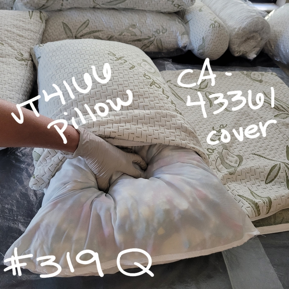 Bamboo #319 Pillow UT-4166 / CA-43361 Full Zip Pillowcase with Leaves Costco - Picture 5 of 14